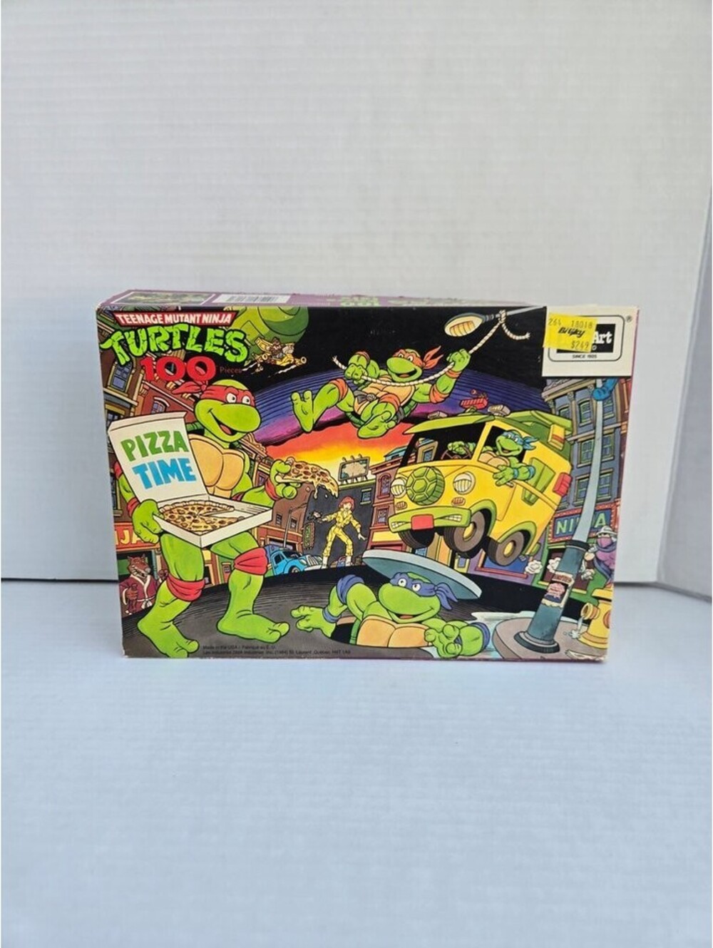 Teenage Mutant Ninja Turtles 100 Piece Puzzle - Pizza Time complete all pieces